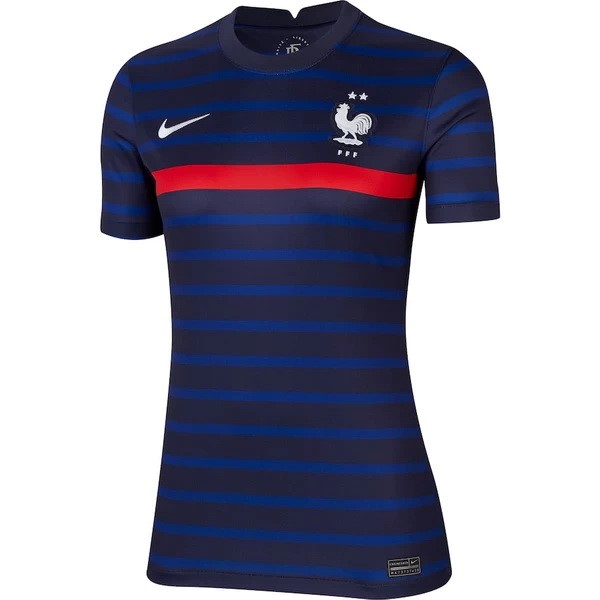 Camiseta Francia Primera Mujer 2020 Azul